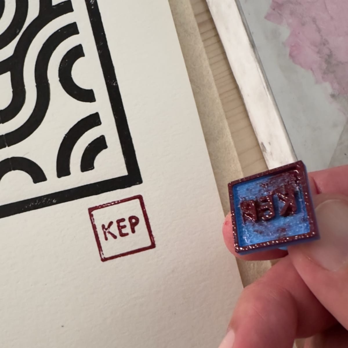 3D Printed Chop Mark
